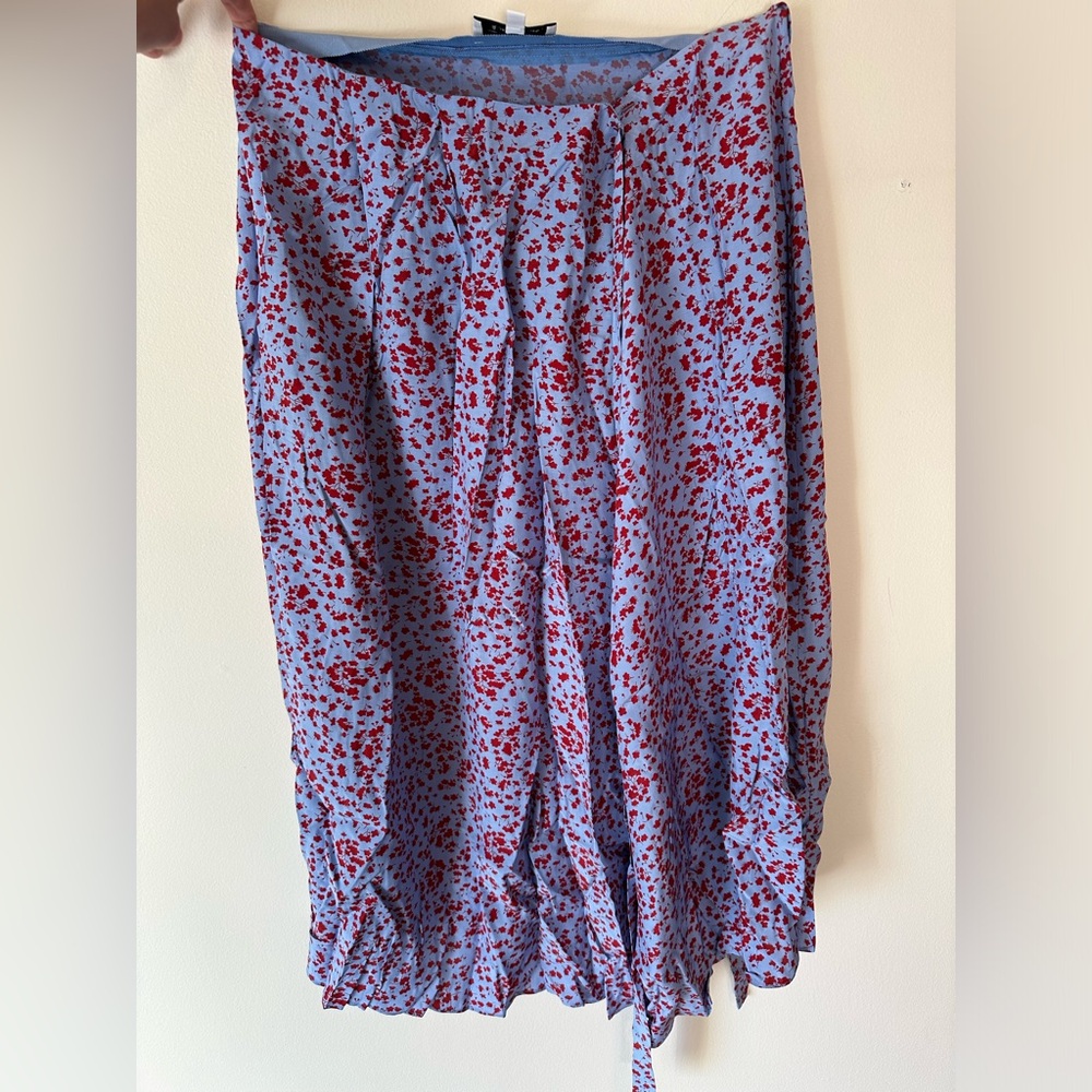 & Other Stories Floral Wrap Skirt
